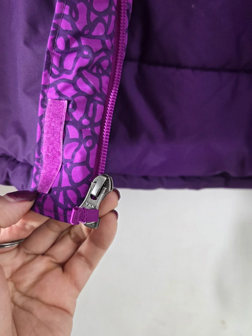 Columbia Girls' Purple Hooded Winter Jacket